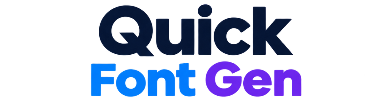 https://quickfontgen.com/